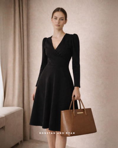 RUSSEL (Onhand) Dress A-line Silhouette Day or Night Outfit