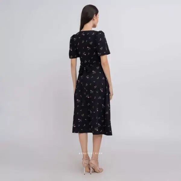 SASHA SQUARE Neckline in Floral Print Dress - Image 2