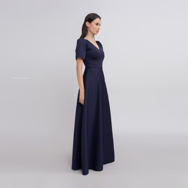 MEREDITH V Neckline Women’s Elegant - Flattering Fit, Formal and Wedding Guest and Bridesmaid Dresses for Women - Image 5