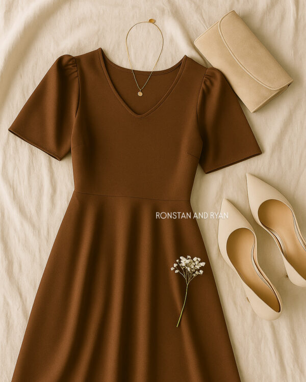 DANI V Neckline for Your Workwear and Special Occasions Dress - Image 4