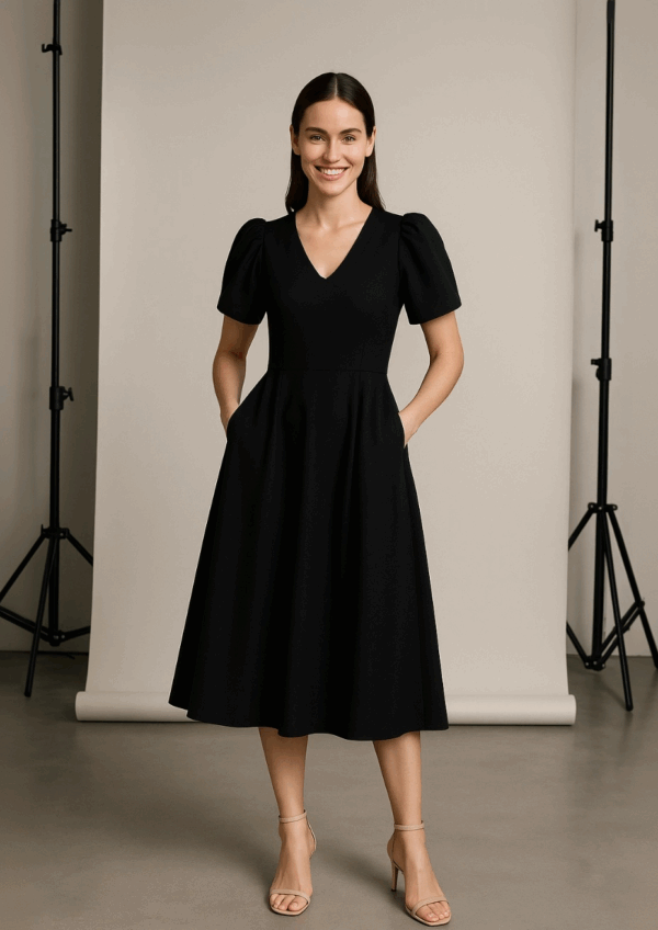 DANI V Neckline for Your Workwear and Special Occasions Dress - Image 2
